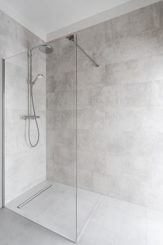 Contemporary Walk-In Shower